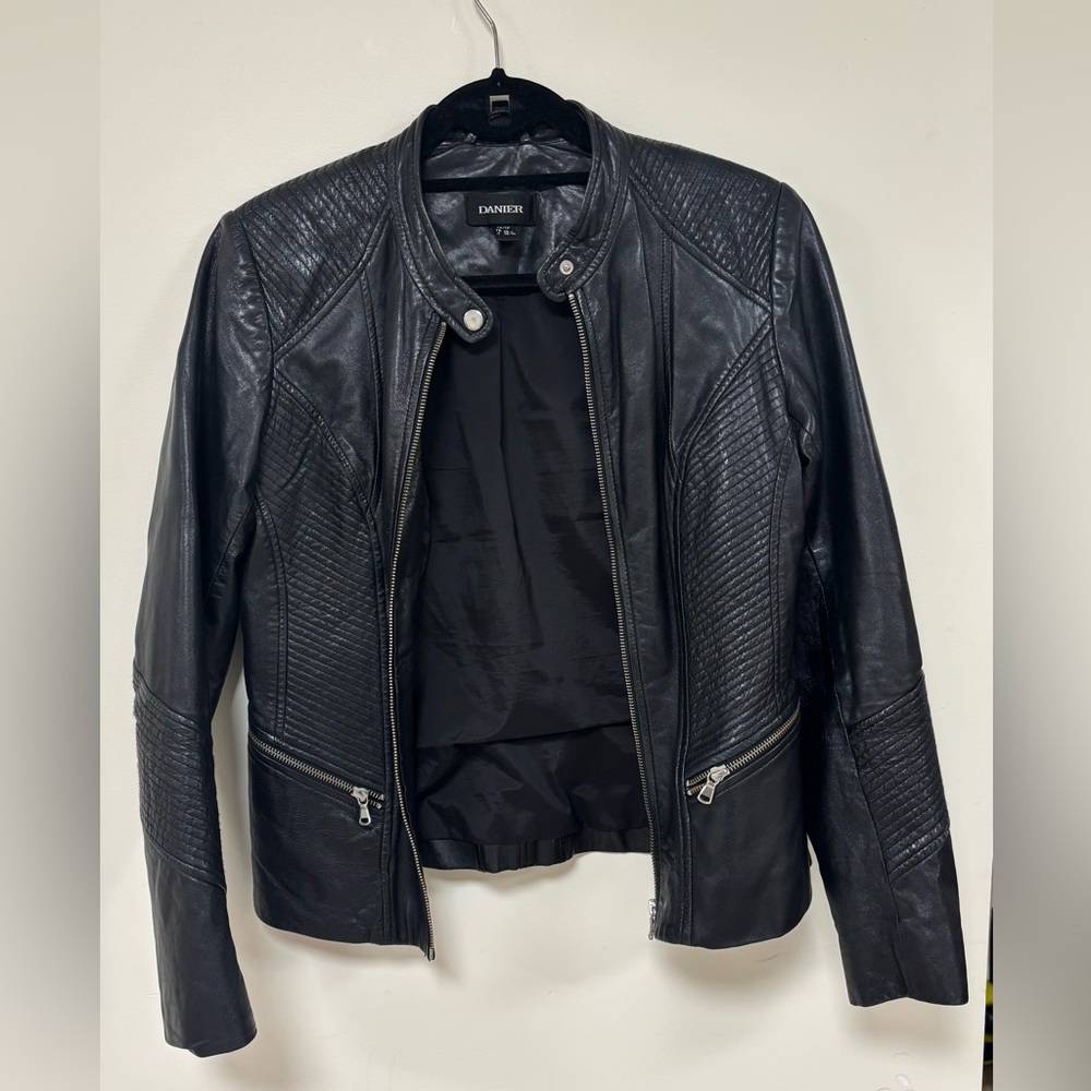Danier Quilted Genuine Leather Jacket